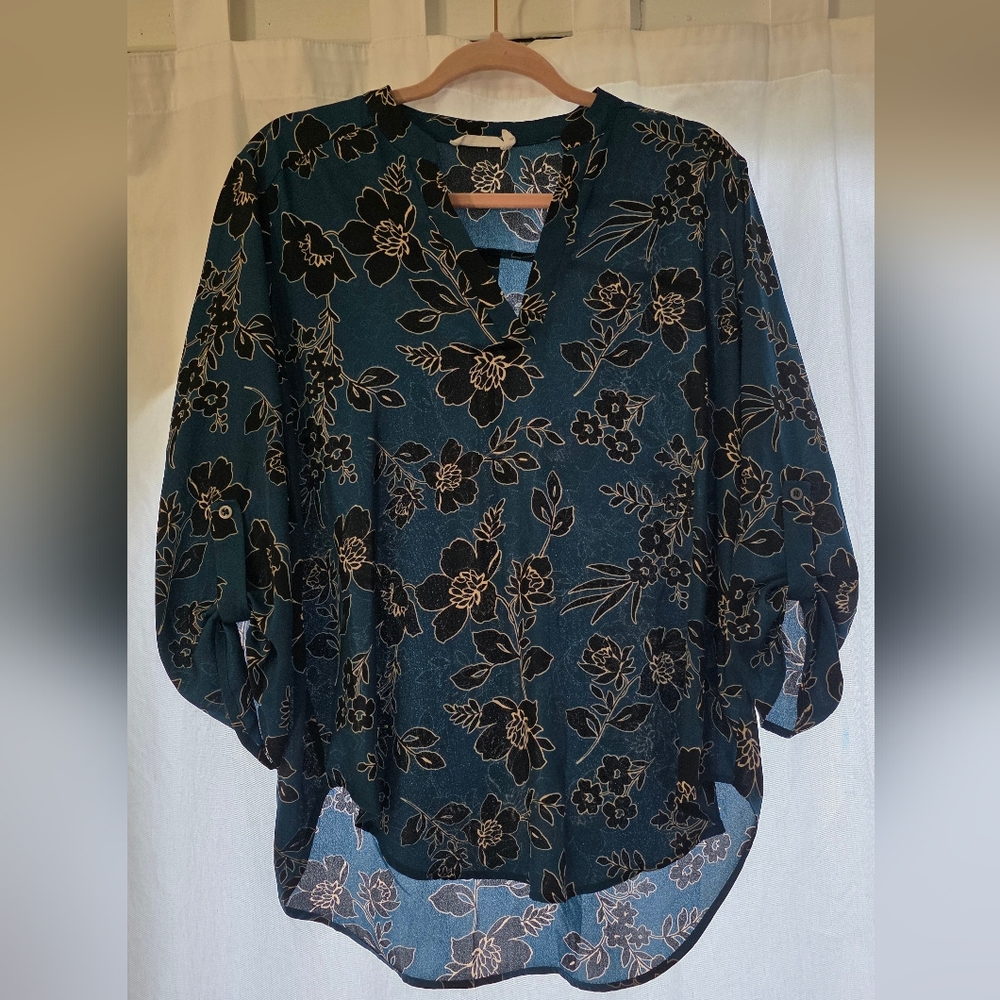 Lush Floral Women's Blouse